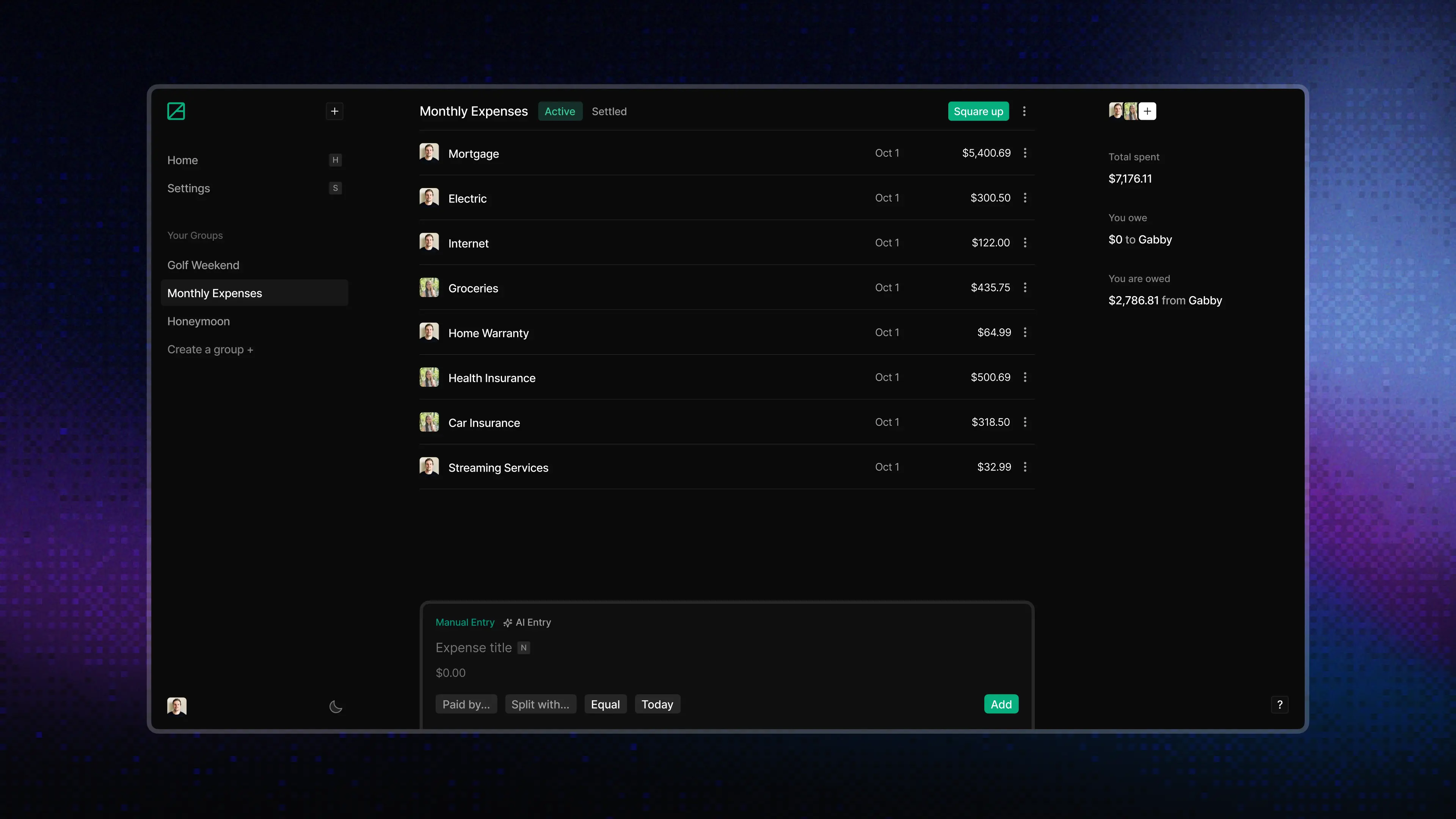 AllSquare Application