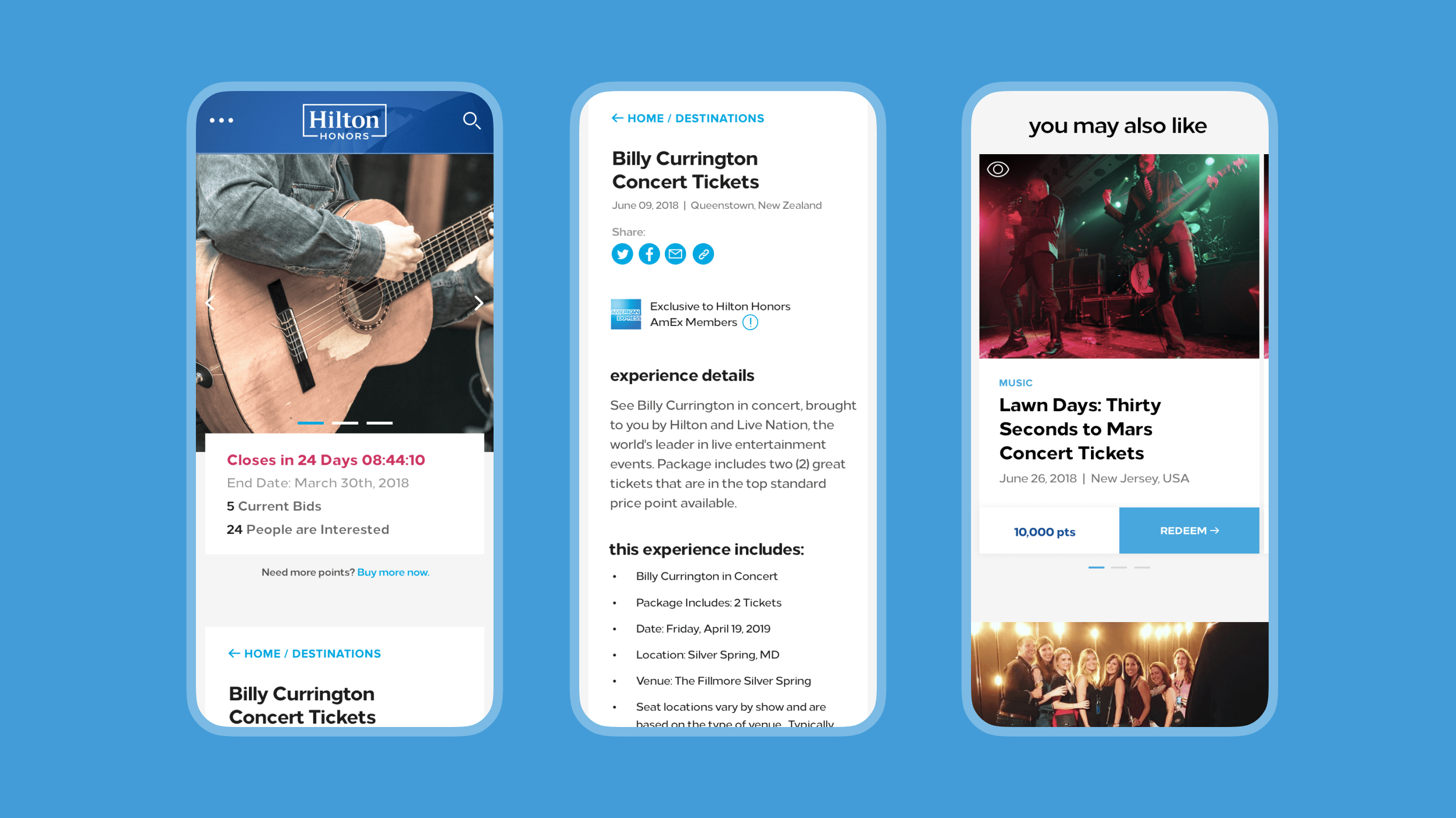 Music category page mobile views